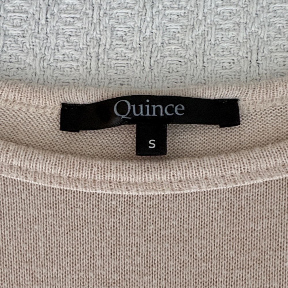 Quince Soft Blush Lightweight Knit Tee - Picture 2 of 5